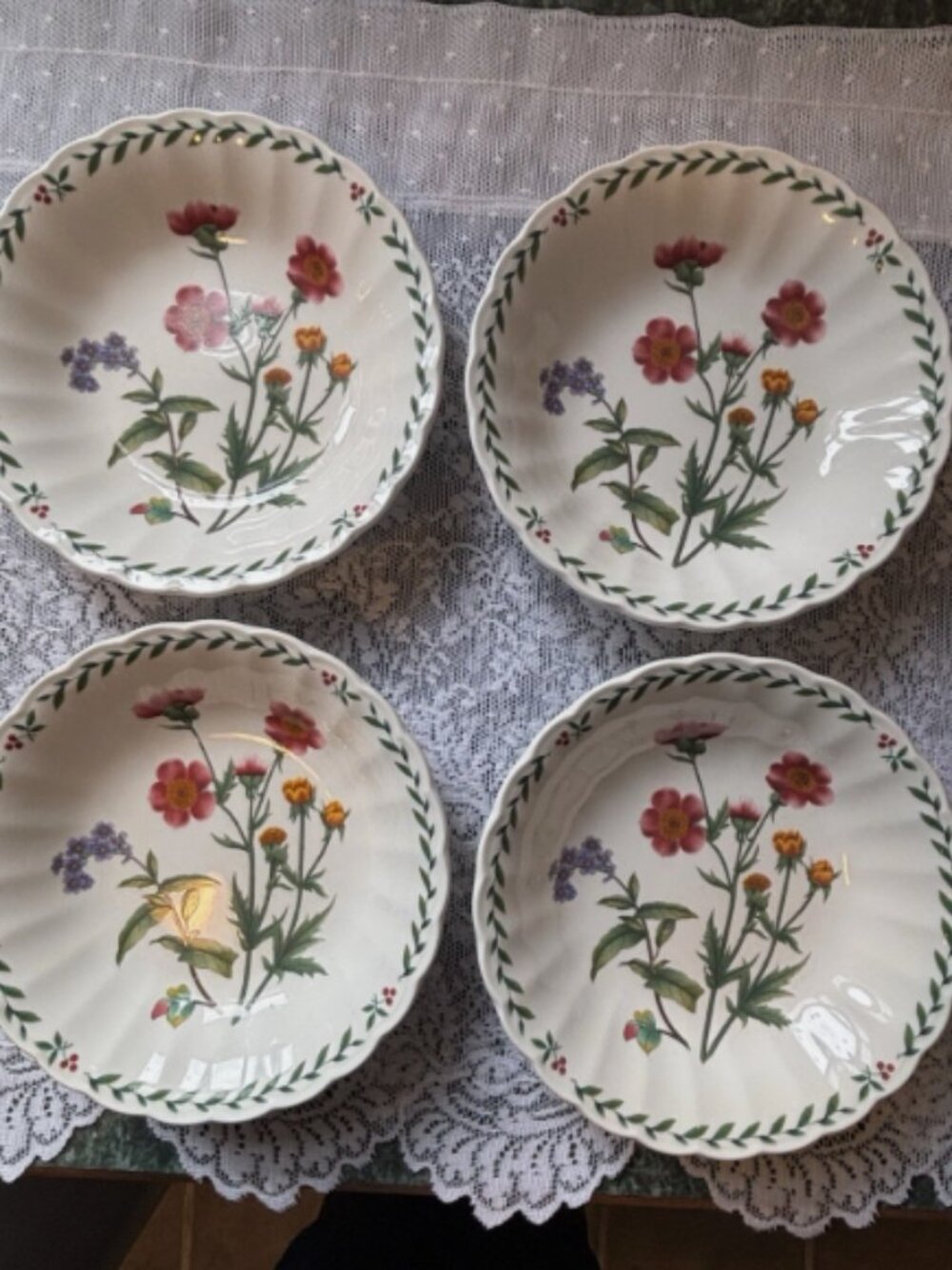 Mikasa Maxima Summer Symphony Fruit Dessert Bowls 5-7/8” Set of 4